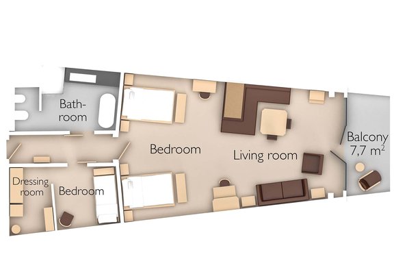 Room sketch Deluxe Twin Room Deluxe Twin Room Floor Plan