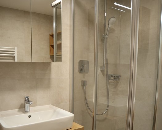 Badezimmer im Personalhaus