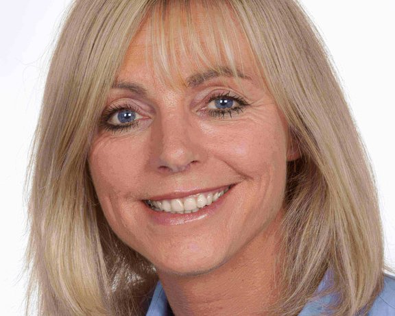 Yogatrainerin Christiane Hosemann
