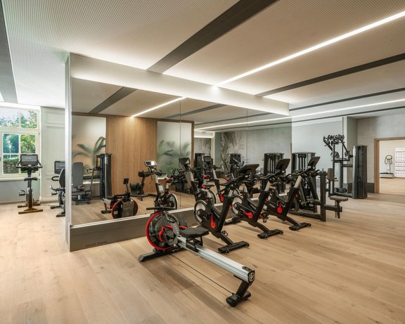 hauseigenes Fitnessstudio