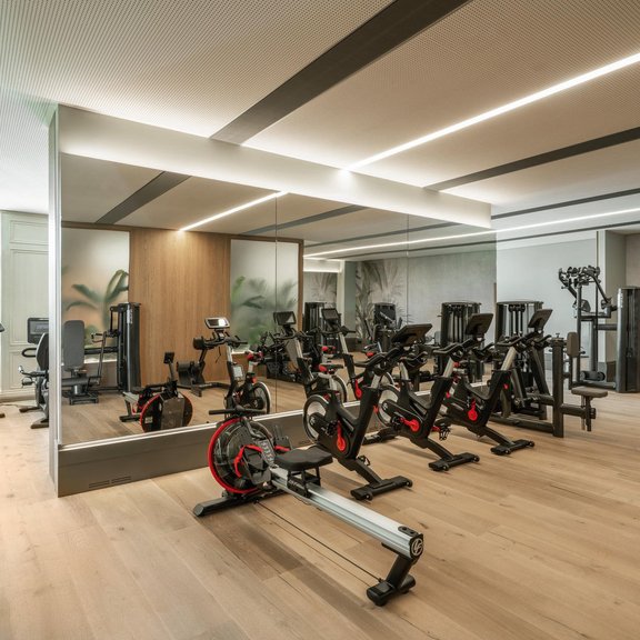 hauseigenes Fitnessstudio