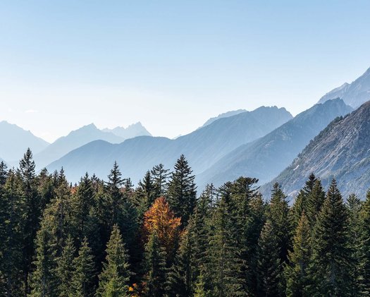 Herbst im Inntal traumhafte Berglandschaft in Tyrol