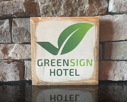 Auszeichnung zum GreenSign Hotel GreenSign Hotel Zertifikat