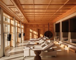 Relaxation room at the Interalpen Spa Relaxation room at the Interalpen Spa