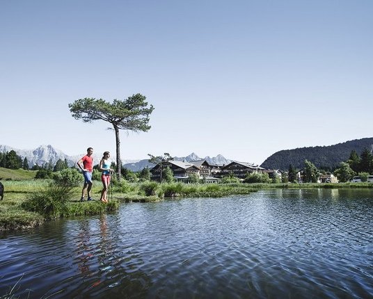 © Olympiaregion Seefeld, Stephan Elsler_Wildsee Nordic Walking am Wildsee in Seefeld
