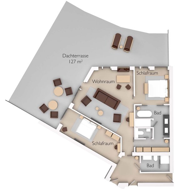 Grundriss Panorama-Suite Deluxe Panorama Suite Deluxe Grundriss