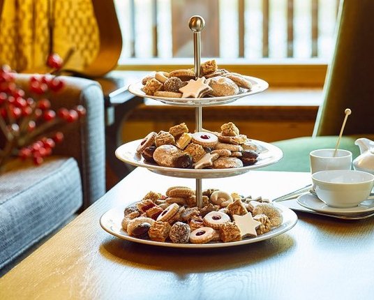 Weihnachtsplätzchen im Salon