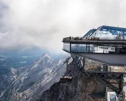 Zugspitzbahn Ausblick