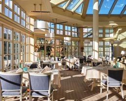 Conservatory at the Interalpen-Hotel Tyrol Conservatory at the Interalpen-Hotel Tyrol