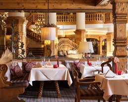 Restaurant at the Interalpen-Hotel Tyrol Restaurant at the Interalpen-Hotel Tyrol