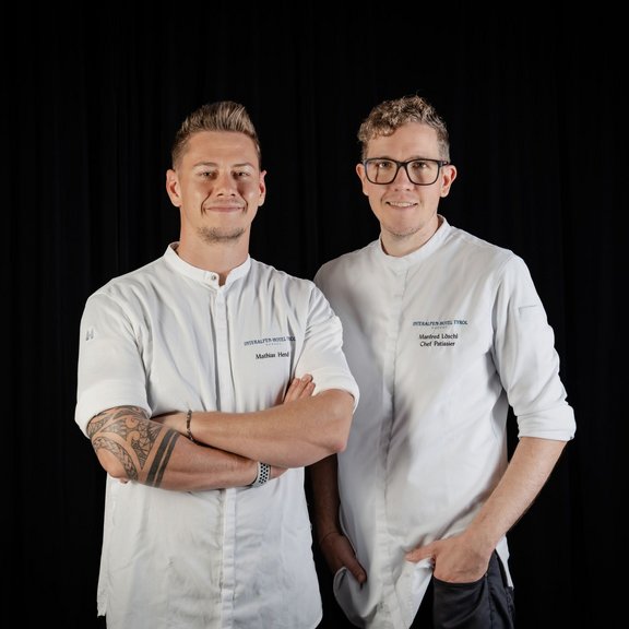Mathias Hendl, Executive Chef des Chef’s Table, und Manfred Löschl, Chef Pâtissier
