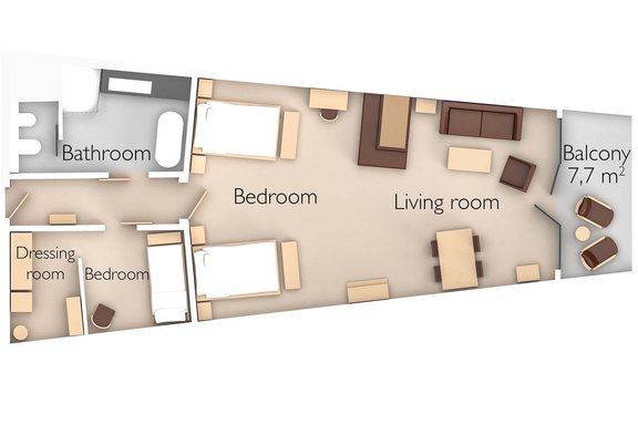 Room sketch Lodge Deluxe Twin Room Lodge Room Deluxe Room Plan